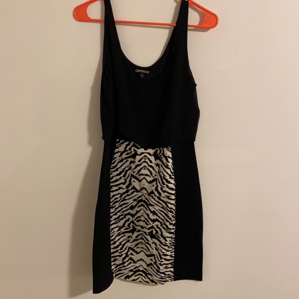 Zebra Express cocktail dress